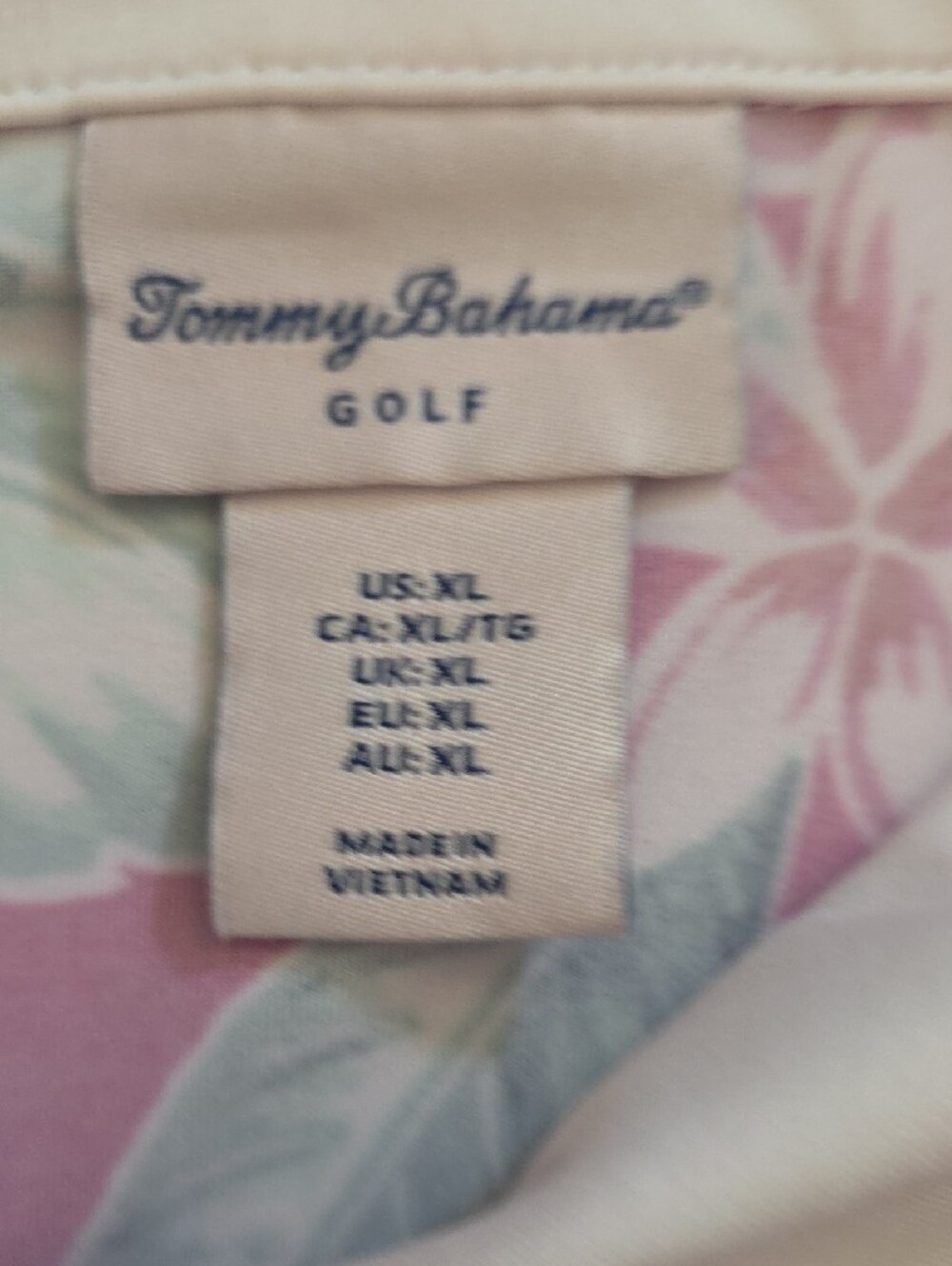 (2) Tommy Bahama Floral Sleeveless Tank Tops - Hot Pink & Black - Picture 4 of 8